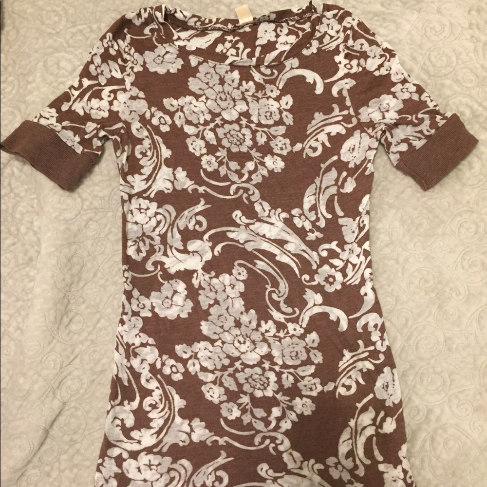 BKE vintage floral shirt